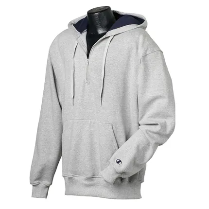 Champion Cotton Max Quarter-Zip Hoodie - Dark/All