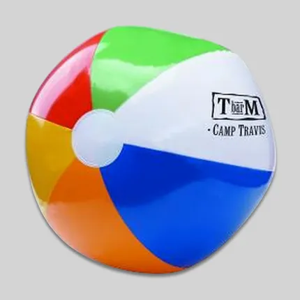 Six Color Beach Ball - 16 Inch