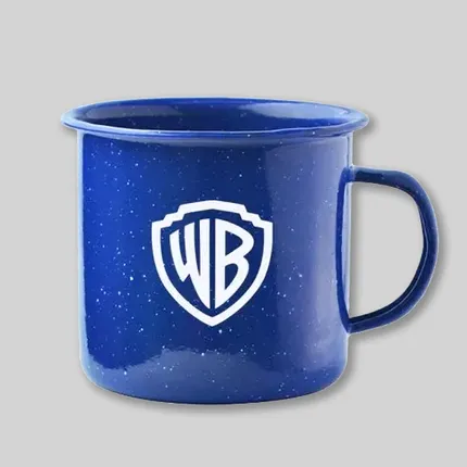 Happy Camper Enamel Mug 