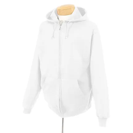Jerzees 8 oz 50/50 Nublend Full Zip Hood - White/Neutral