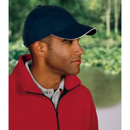 Port Authority Signature Sandwich Bill Cap - Dark/All