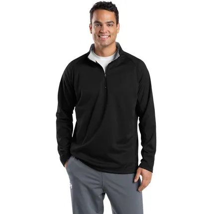 Sport-Tek Sport-Wick Quarter-Zip Fleece Pullover - Dark/All