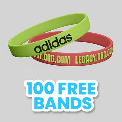 Custom Embossed Printed Wristband    