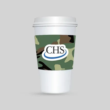 One or Full Color Coffee Cup Sleeves-1