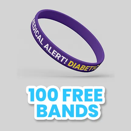 Custom Color Filled Wristband        