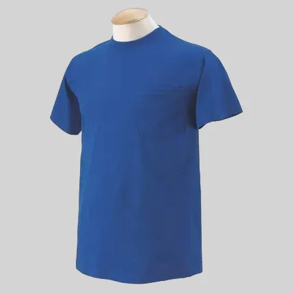 Fruit of the Loom Heavy Cotton Pocket Tee - Dark/Color