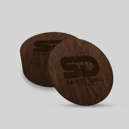 Custom Handmade Walnut Coaster