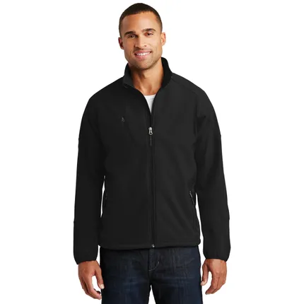 Port Authority Textured Soft Shell Jacket - Dark/All
