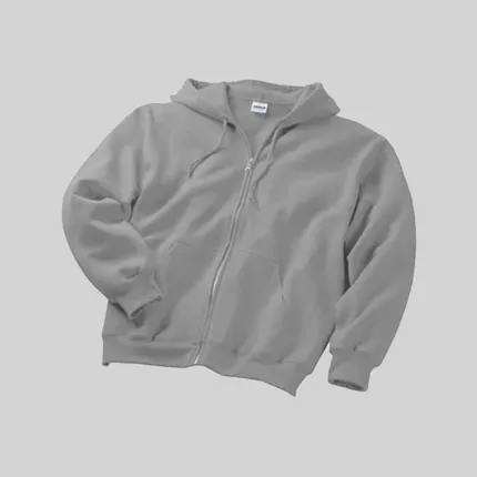 Gildan 9.3 oz. 50/50 Ultra Blend Full-Zip Hoodie - Light/Heather