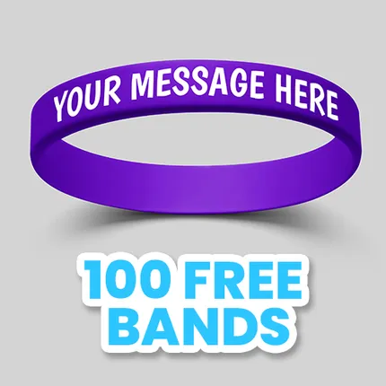 Custom Printed Silicone Wristbands.