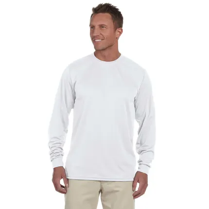 Augusta Sportswear Long Sleeve 100% Polyester Wicking Tee - Dark/All