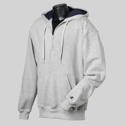Champion Cotton Max Quarter-Zip Hoodie - Dark/All