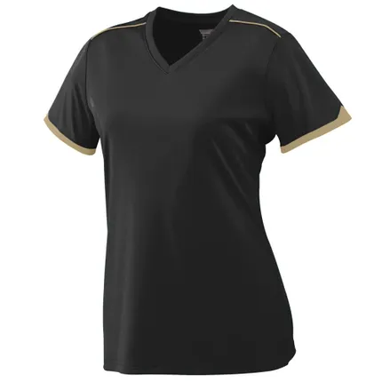 Augusta Ladies Wicking T-Shirt with Contrast Piping