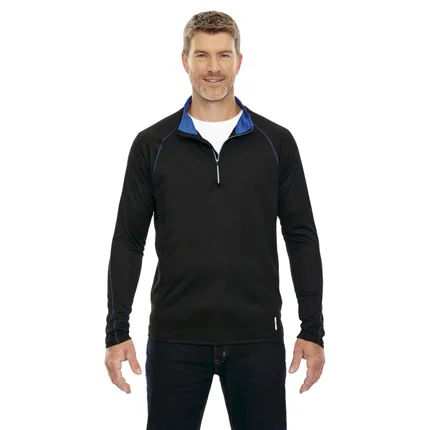 Ash City Men's Radar Half-Zip Performance Long-Sleeve Top