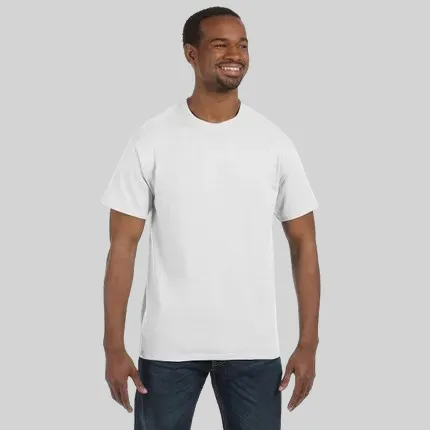 Gildan Heavyweight Cotton Tee - White/Neutral