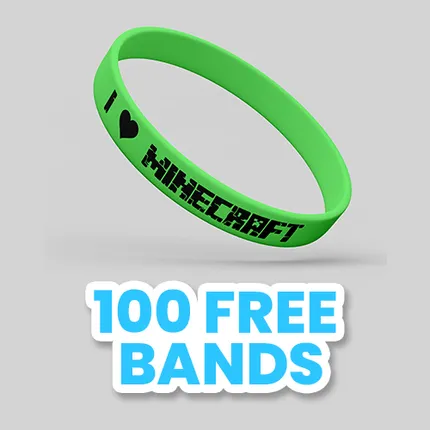 Custom Silkscreen Printed Silicone Wristbands