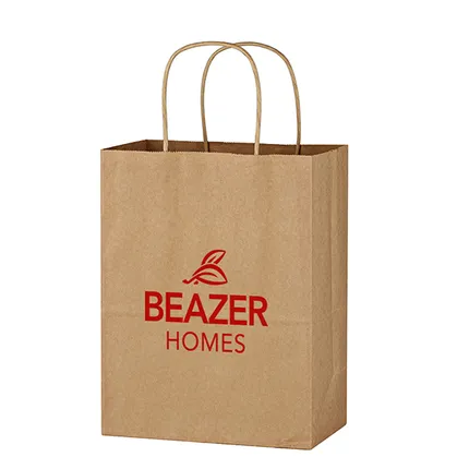 KRAFT PAPER BROWN SHOPPING BAG 
