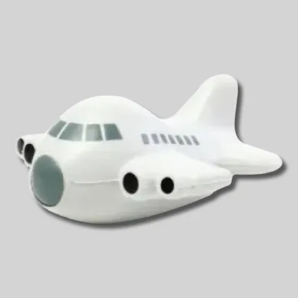 Fat Cartoon Airplane Stress Reliever