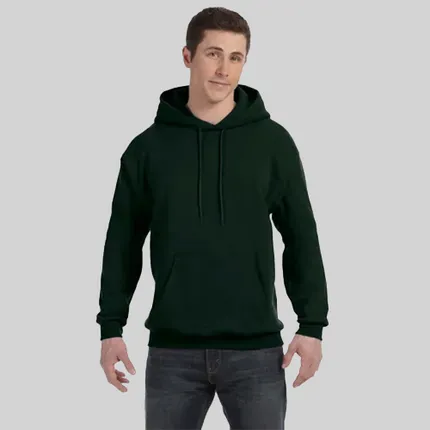 Hanes 7.8 oz 50/50 Comfort Blend Fleece Pullover Hood - Dark/Color