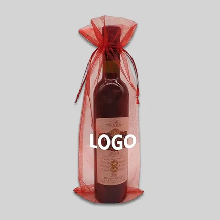  Organza wine bag 
