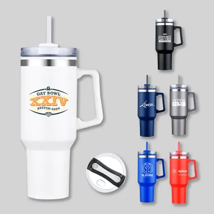 Custom 40 oz Steel/PP Liner Travel Mug