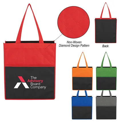 NON-WOVEN BOUNTY SHOPPING TOTE BAG 