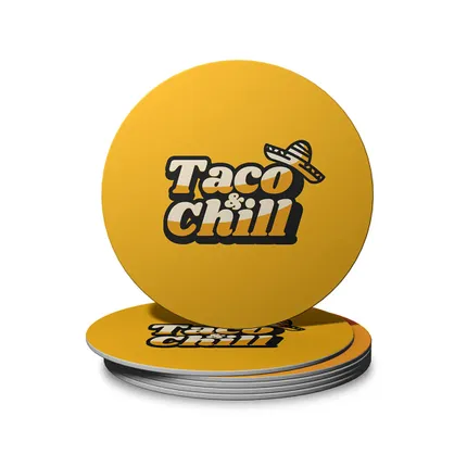 Custom Vinyl Coaster