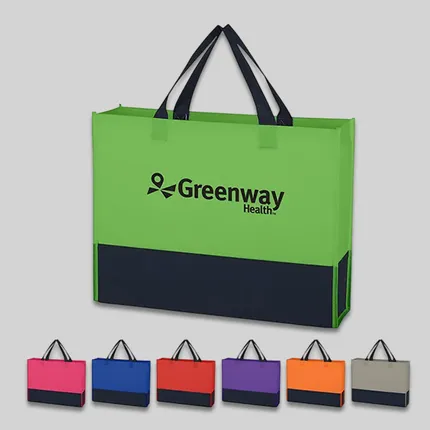 NON-WOVEN RAVEN PRISM TOTE BAG