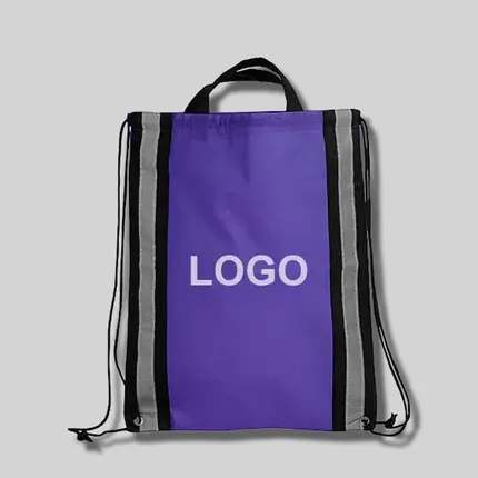 Drawstring Backpack Reflective -3