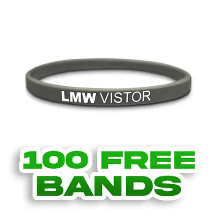 Printed 1/4 inch Wristband   