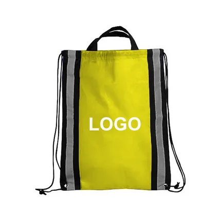 Reflective Drawstring Backpack-1