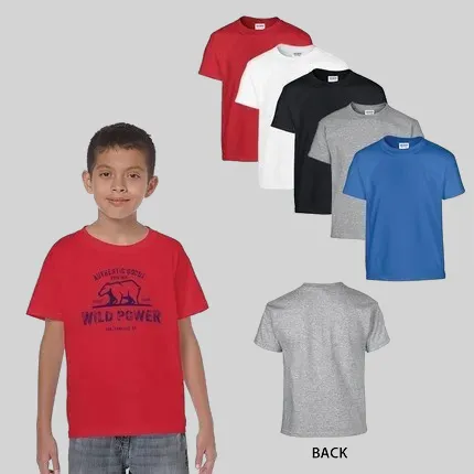 Gildan Heavy Cotton Classic Fit Youth T-Shirt - 5.3 oz. - Colors