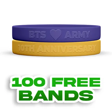 Custom Embossed Wristband EM98409A   