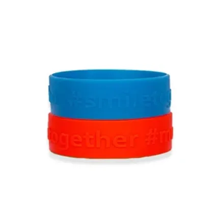 3/4 inch Embossed Wristband      