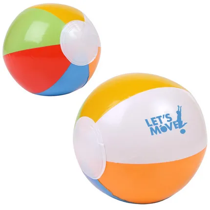 6" Multi Colored Beach Ball