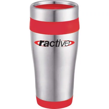 16 oz Carmel Stainless Steel Travel Tumbler 