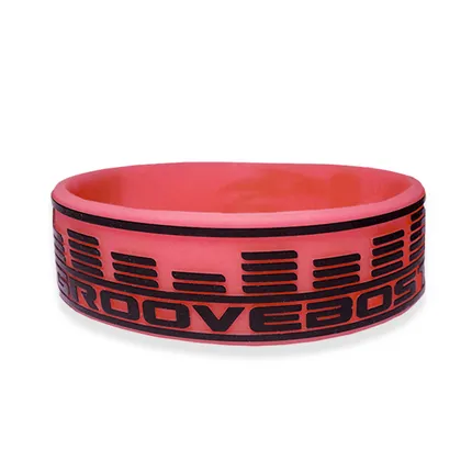 3/4 inch Embossed Printed Wristband   