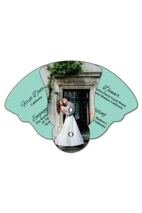 4 PART EXPANDABLE BELL HAND FAN