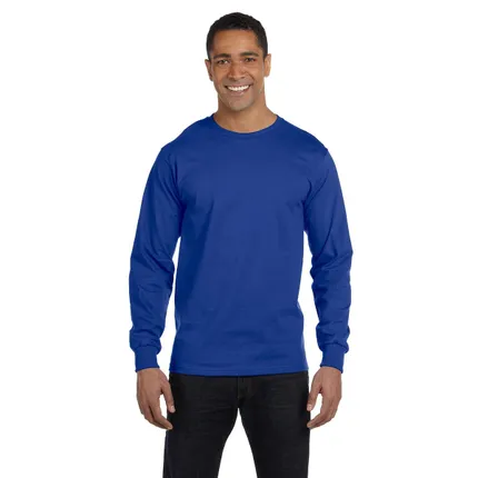 Hanes Long Sleeve Beefy-T - Dark/Color
