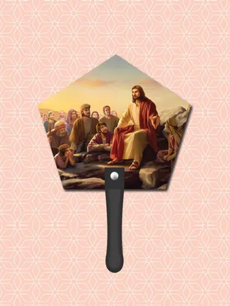 Pentagon Hand Fan