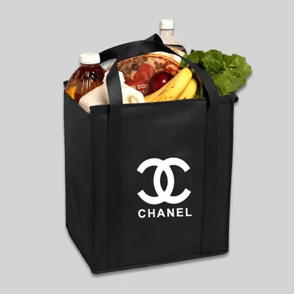 Insulated Large Non-Woven Grocery Tote-BG