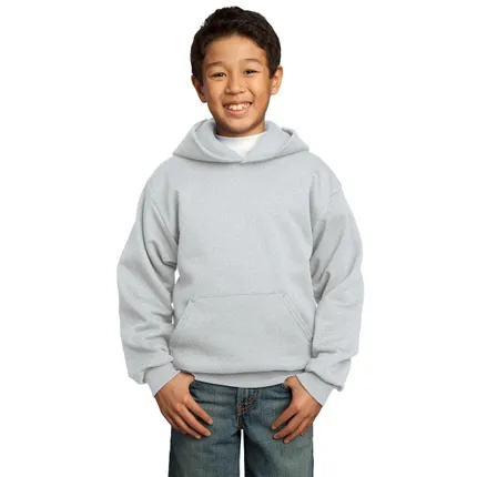 Port and Company Youth Pullover Hooded Sweatshirt - Light/Heather