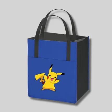 Budget Custom Non Woven Shoppers Pocket Tote Bag