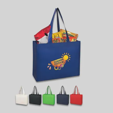 MATTE LAMINATED NON-WOVEN SHOPPER TOTE BAG 