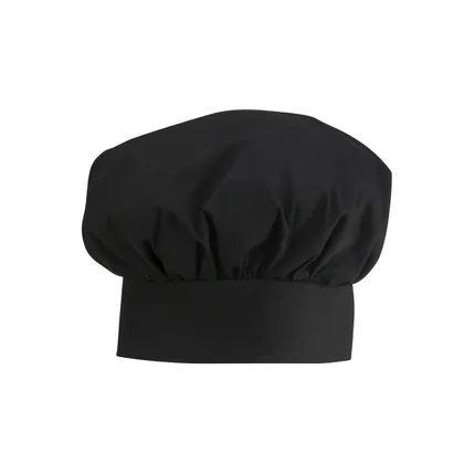 Poplin Chef Hat - Black