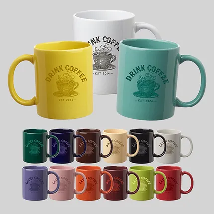 11 oz. Traditional Ceramic Custom Mugs