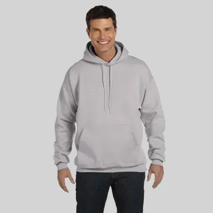 Hanes 10 oz 90/10 Ultimate Cotton Printpro Pullover Hood - Light/Heather