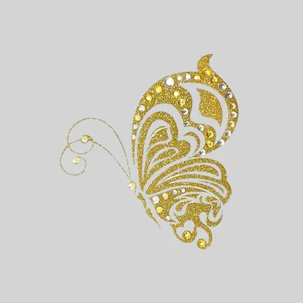 Glitter Tattoos - Temporary Tattoos - 1.5" x 3"