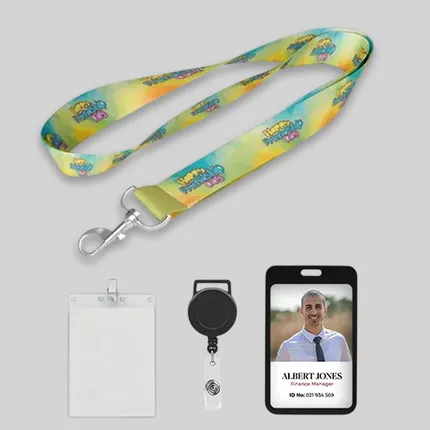 Full Color 1 inch Lanyard-B