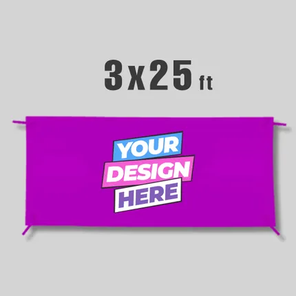 Vinyl Banner 3' x 25'